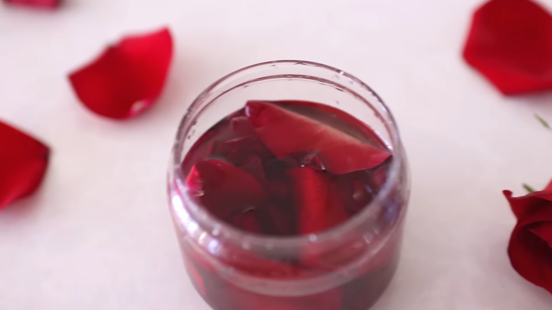 Adding Essential Oil in Rose Water