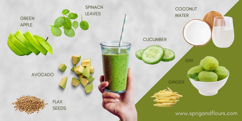 Ingredients for a Green Smoothie Cleanse