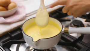 custard cooking